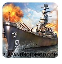 Атака военных кораблей 3D v1.0.7 Мод много денег