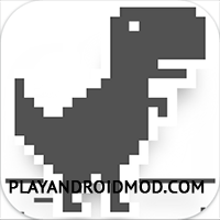 Dino T-Rex Гугл Динозавр v1.57 (Мод все открыто/бессмертие)