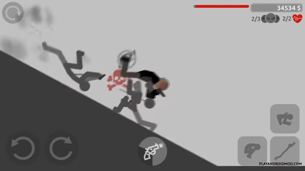 Взломанный stickman