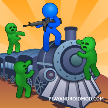 Train Defense: Зомби Игра v0.01.62 Мод много денег