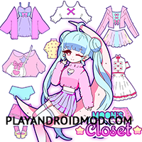 Moon's Closet: игра-одевалка v4.0 (Мод все открыто)