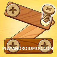 Woodle - Wood Screw Puzzle v1.34 (Мод бесконечное время/без рекламы)