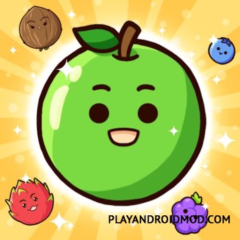 Fruit Merge: Juicy Drop Game v 1.19 Мод без рекламы/бесплатные покупки